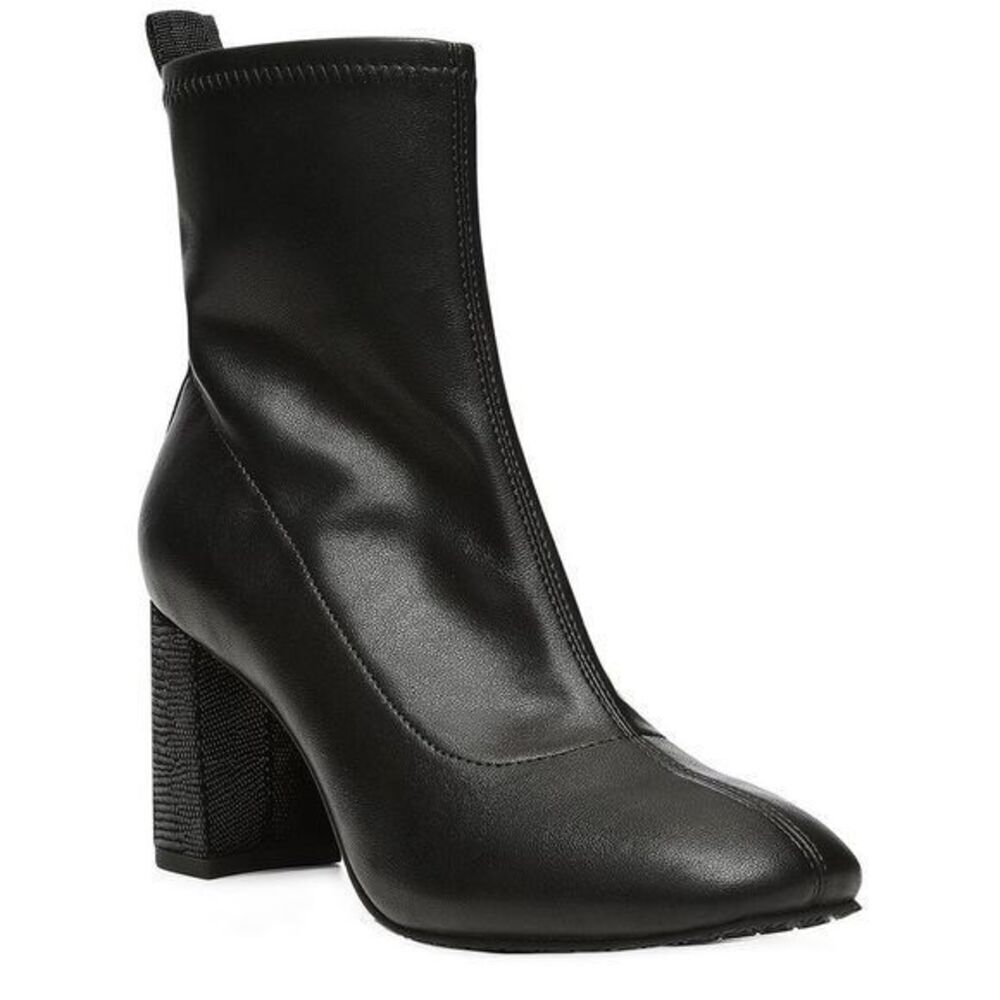 Donald Pliner Cattie-30 Black Nappa‎ Leather Boots  Size 12